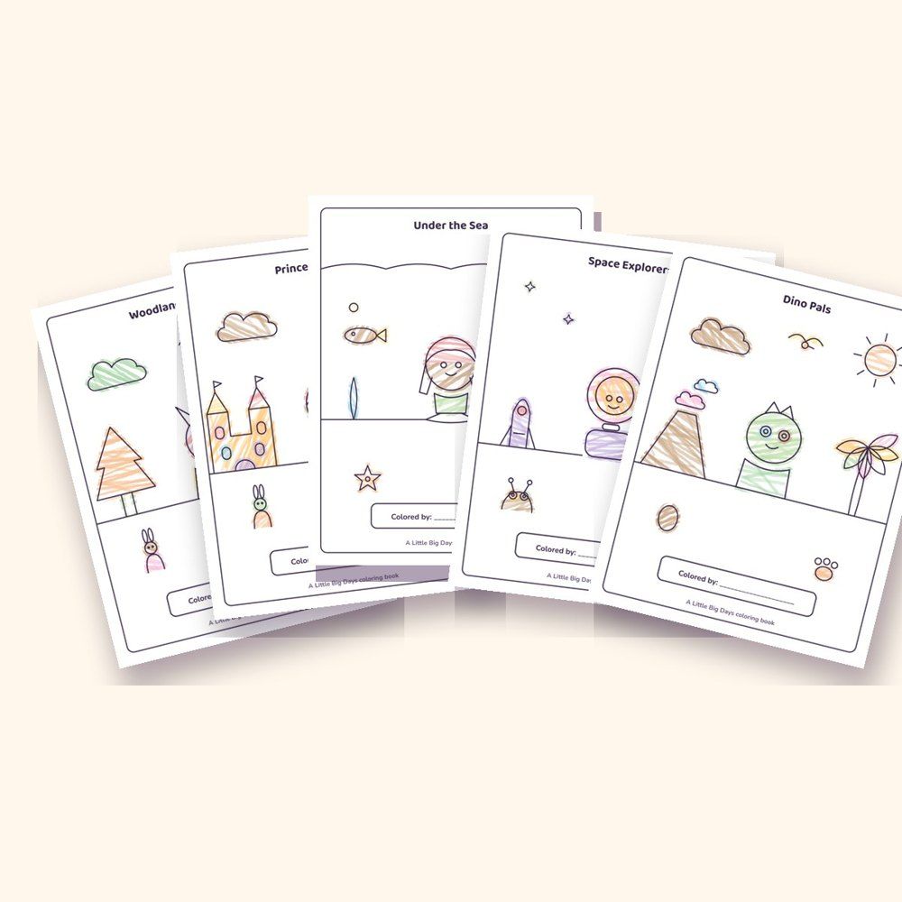 Little Big Days Full Library (Everything + 5 Coloring Books)
