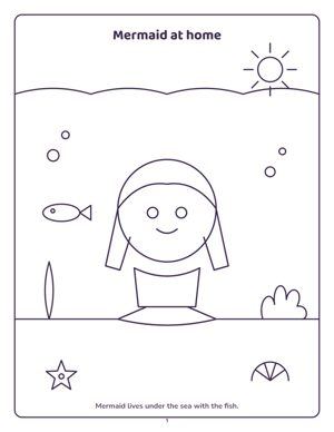 Mermaid at home