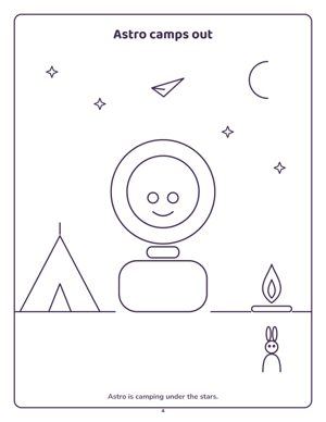 Astro camps out