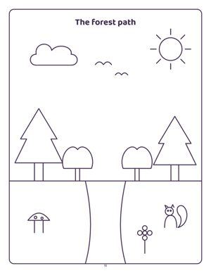 The forest path