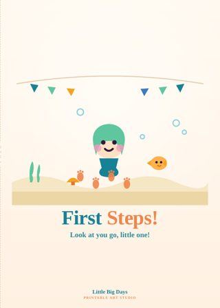 First Steps Card